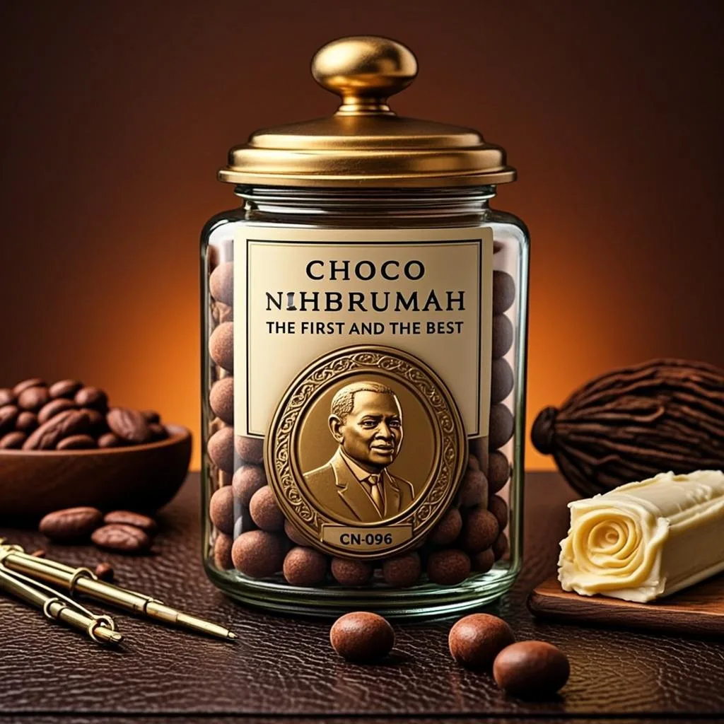 Golden Pecan Pearl — photorealistic presidential portrait by CHOCO NKHRUMAH